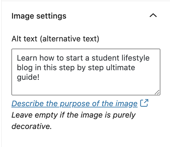 Use alt text to optimize your images for SEO