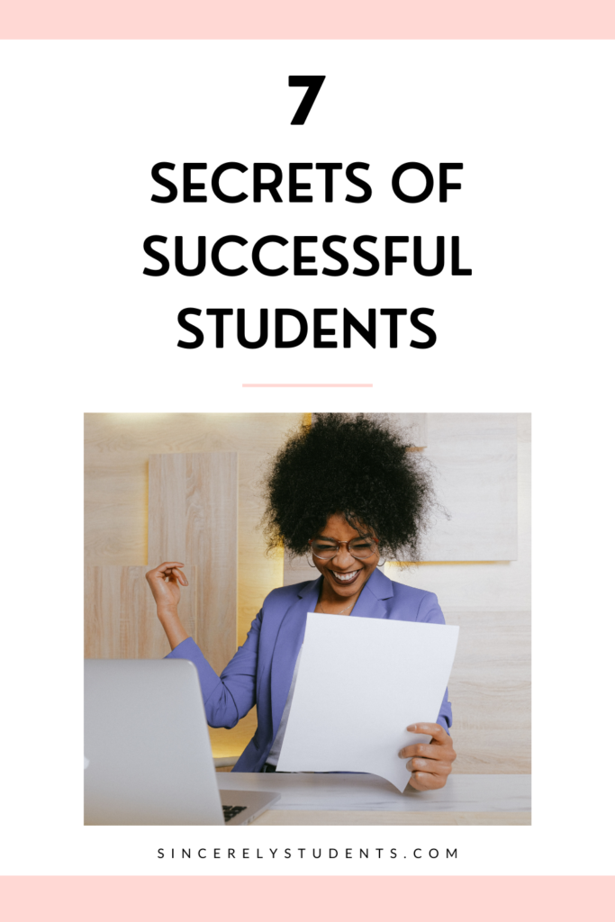 7 secrets of successful students!