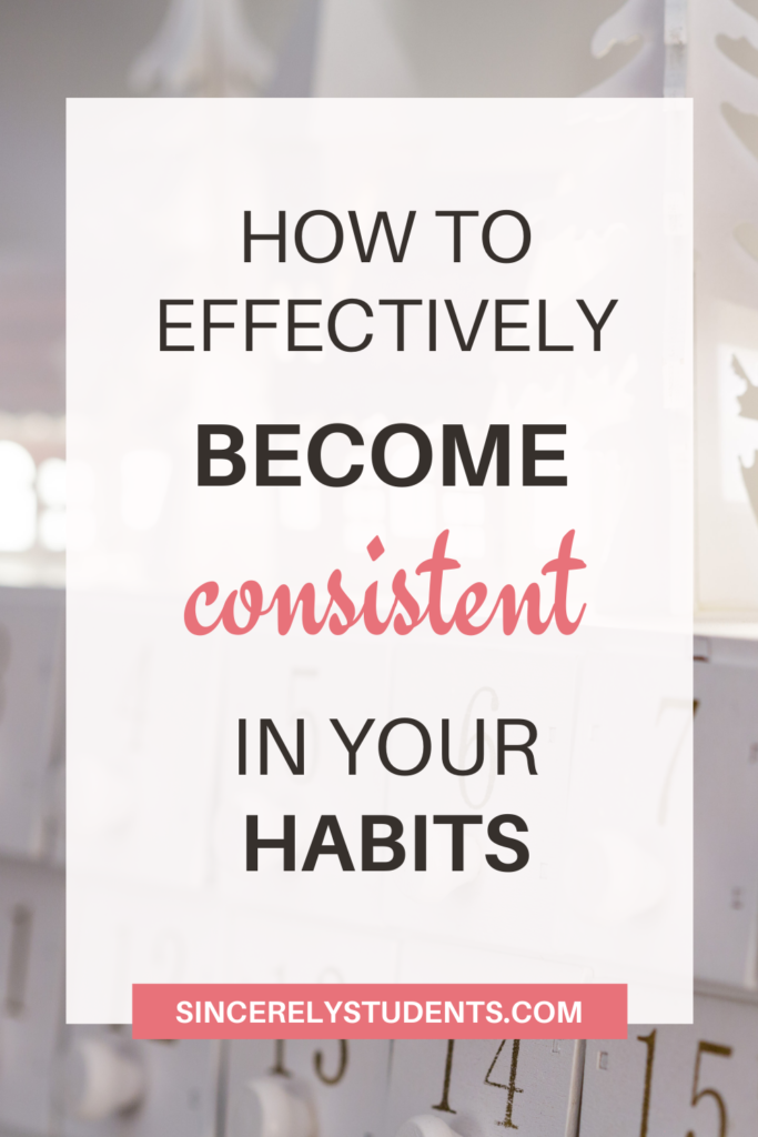 How to become consistent in everything you do!