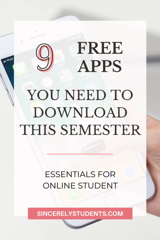 9 free apps every student needs to download!