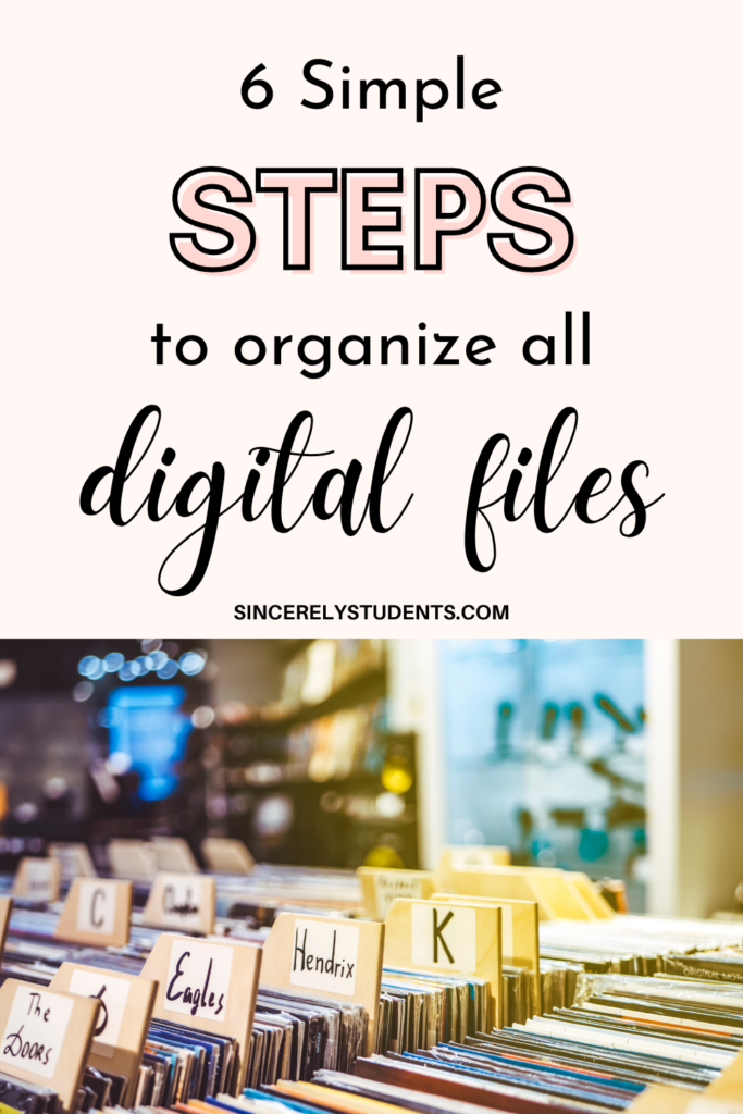 How to effectively organize all your digital files.
