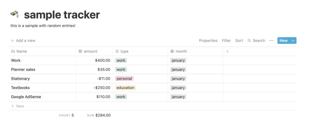Track your expenses to save money!