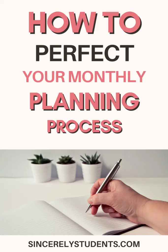 How to maximize your monthly planning!