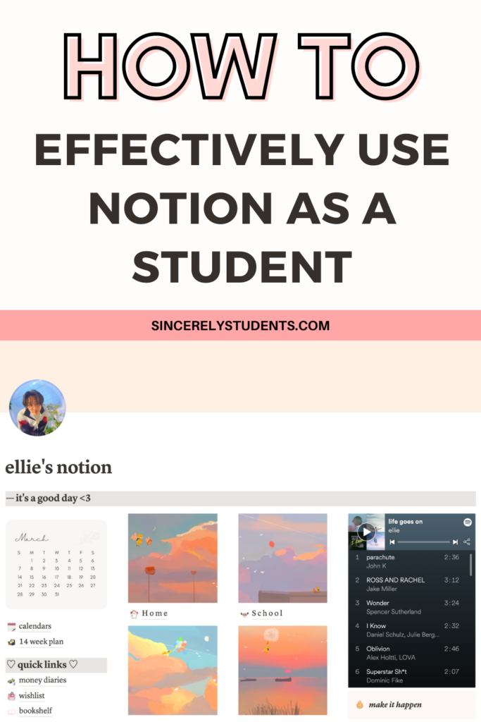 How to effectively use Notion as a student!
