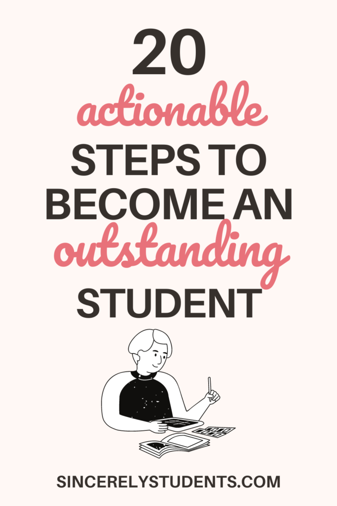 20 easy steps to become an outstanding student