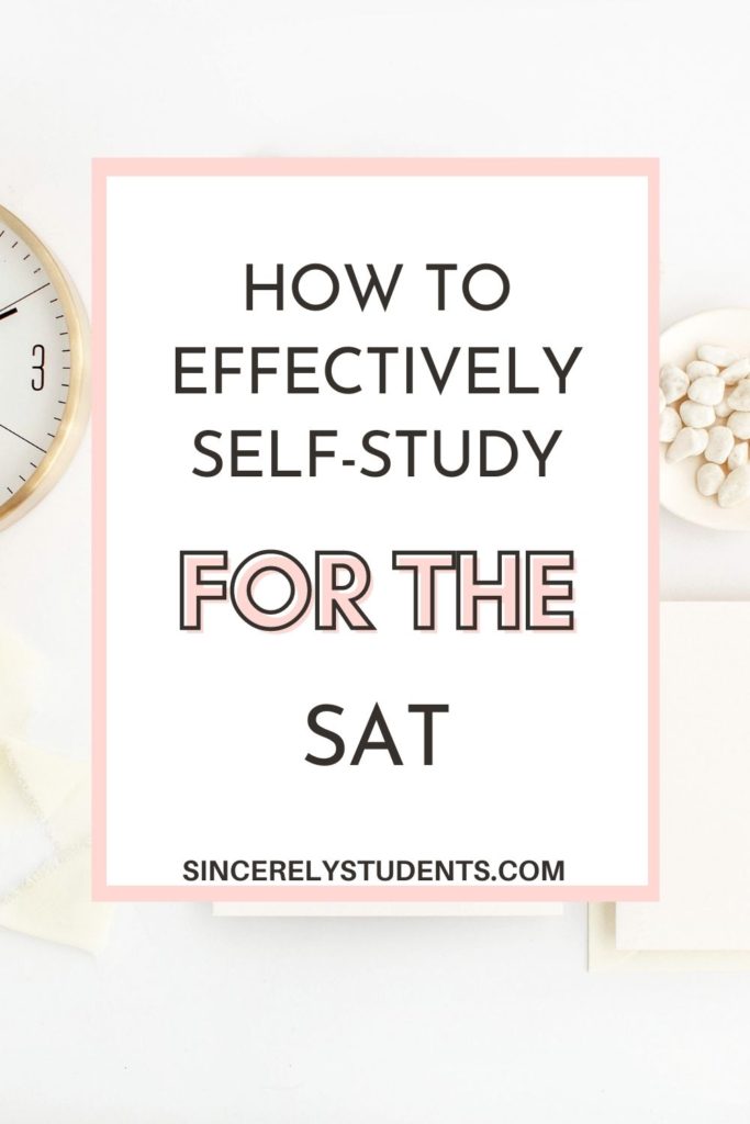 How to effectively study for the SAT