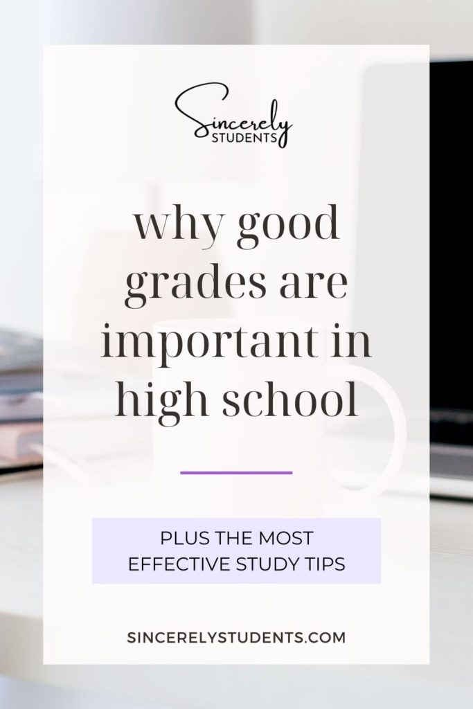 Why good grades are important