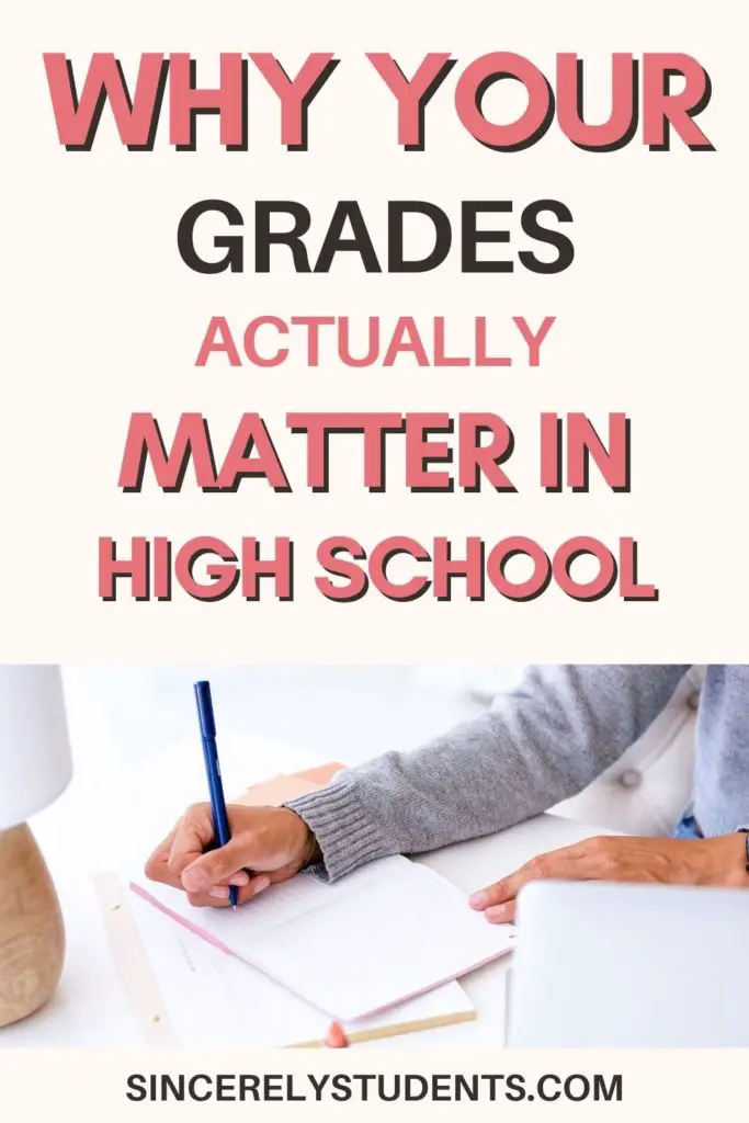 Why good grades are important
