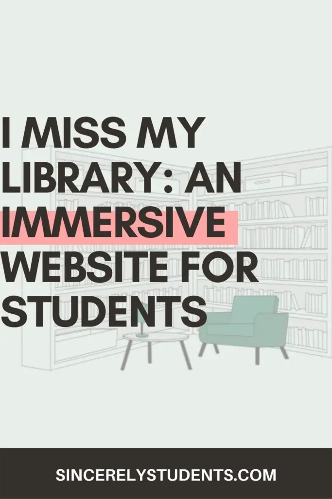 About IMissMyLibrary for productive students