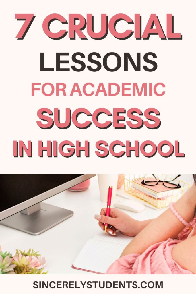Top tips for academic success in high school